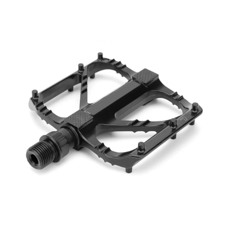 

11UE R27 Nonslip Road Bicycles Pedals Mountain Bicycles Pedals Aluminum Alloy Pedals Bearings Wide Flat Cycling Pedals