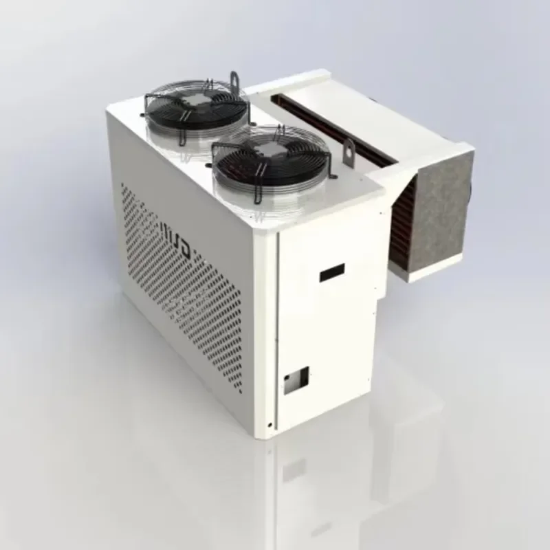 Commercial Freezer Compressor Unit Sanyo Inverter 3P DC Monoblock Air Cooled Condensing System Cooling Room Chiller