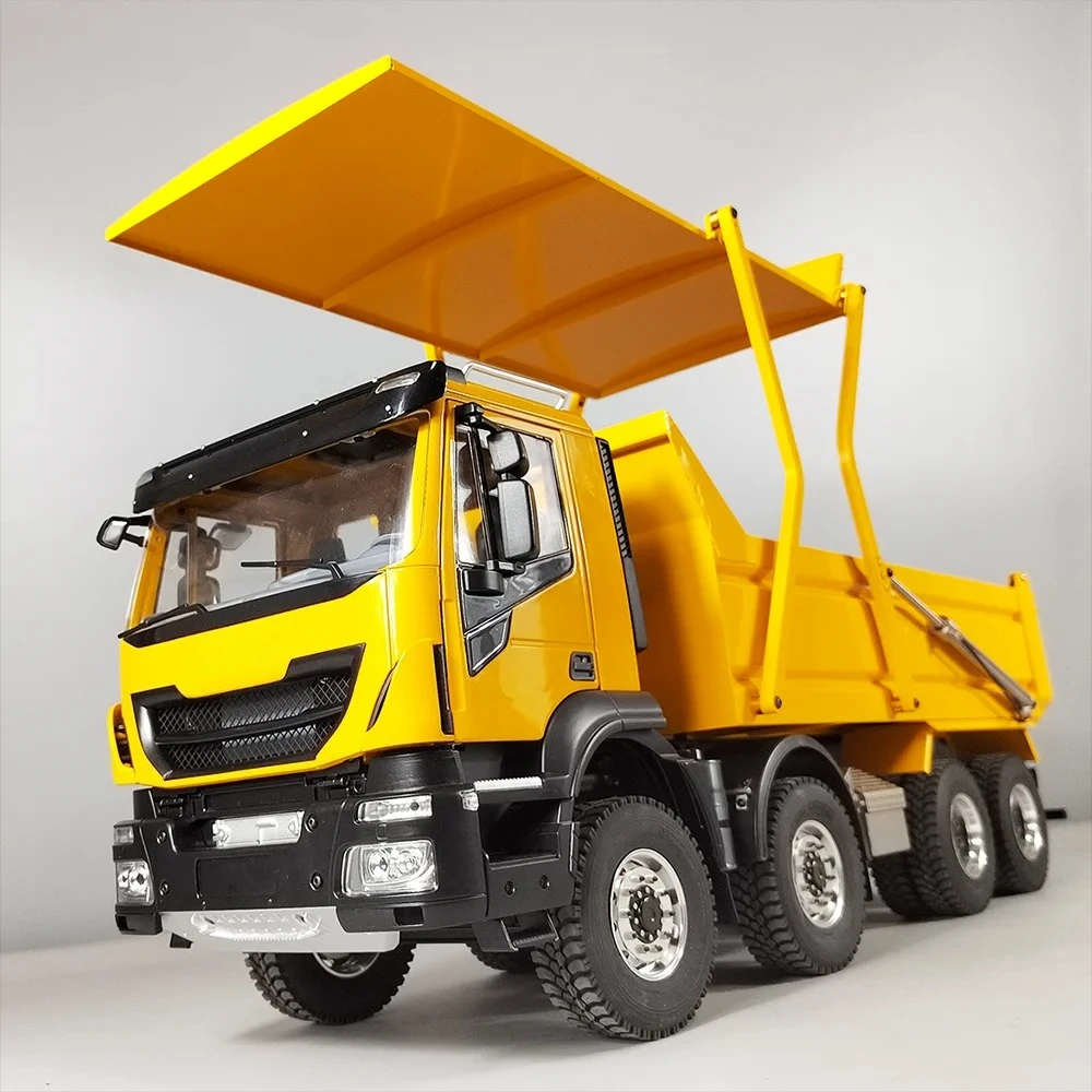 

Модель самосвала RTR 8X4 с крышей 1/14, модель инженерной машины с дистанционным управлением, радиоуправляемая игрушечная машинка