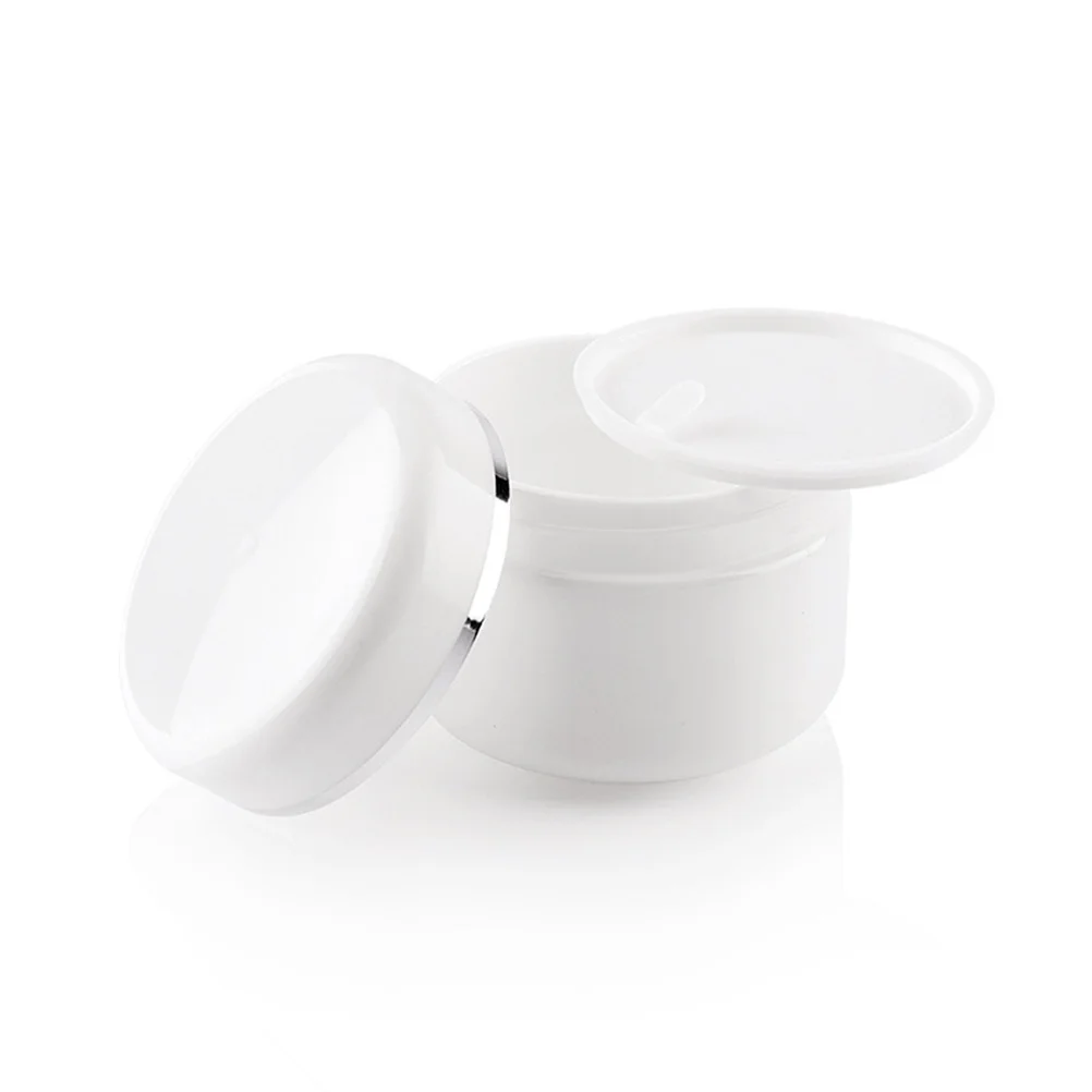 

5pcs 20G Mini Round Empty Bottles Portable Travel Containers For Creams Refillable Lotion Storage Leakproof Pp Capsules