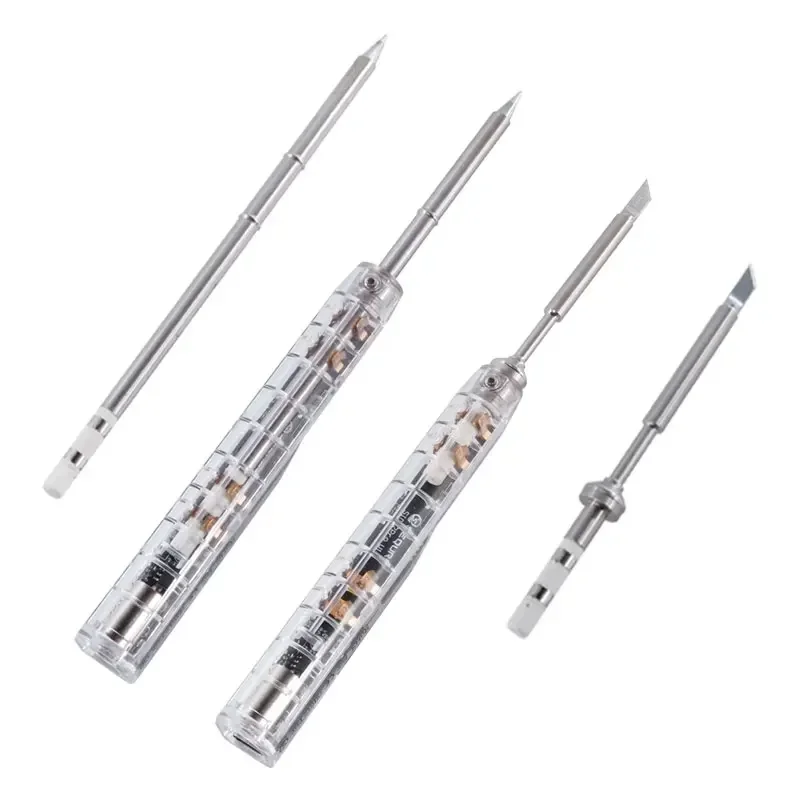 متوفر في المخزون مكواة لحام كهربائية جديدة SEQURE SI012 Pro مع حساسية قابلة للتعديل وجرس مدمج لـ T12 | مكواة لحام TS