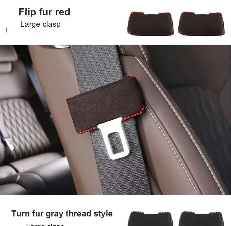 Für BMW Mercedes-Benz Audi Hyundai Kia Honda Tesla Toyota Volkswagen Ford Skoda Autositzgurt-Schnallenschutz Zubehör – Detail 2