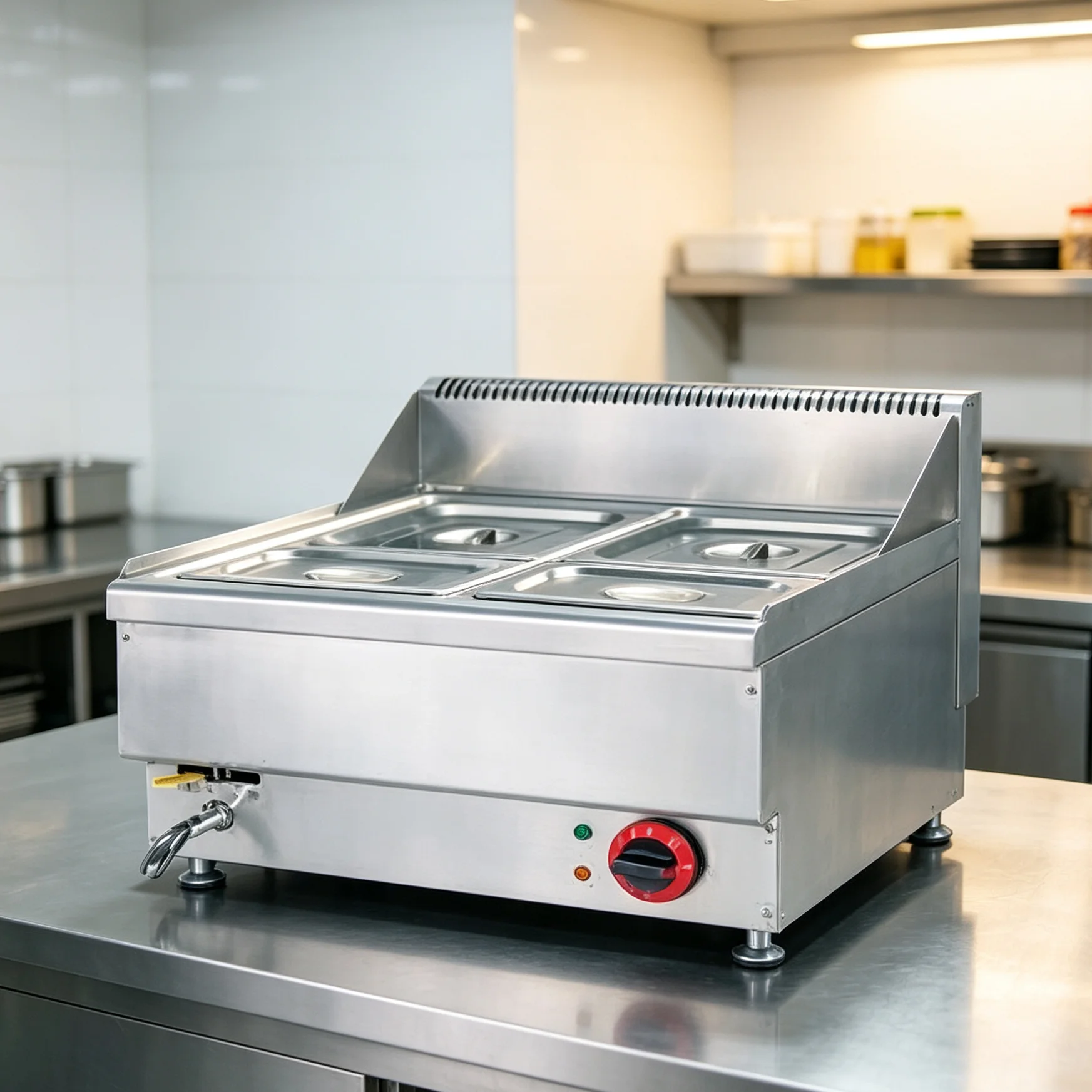 Bain Marie Food Warmer - T*& Electric Bain Marie 4 GN