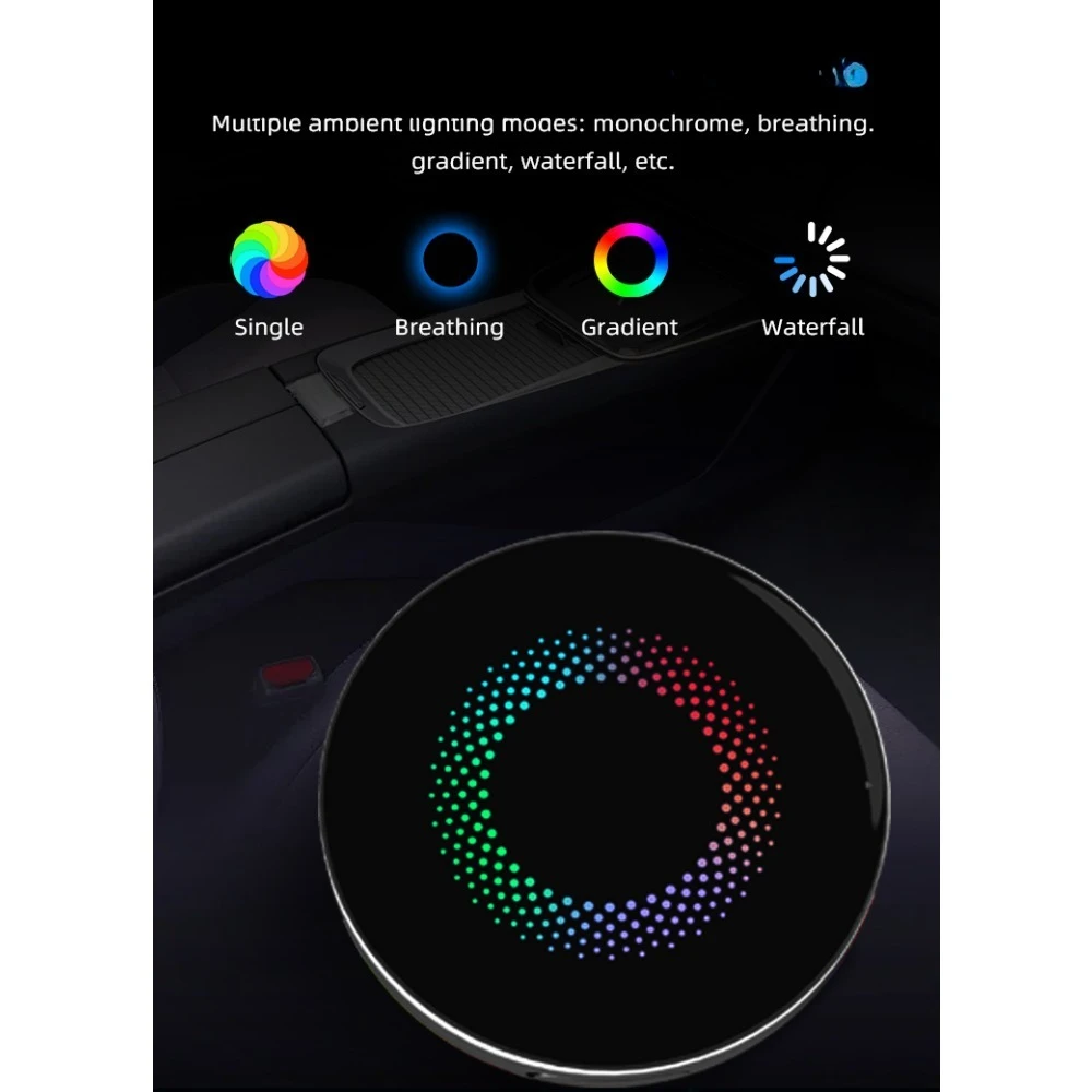 Colorful and beautiful car accessories adapter Wireless Android car adapter with a variety of system and universal functions