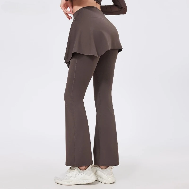 

Elegant Yoga Pants Workout Women High Waist Flared Pants Soft Quick-Dry Fitness Casual Sports Flared Leggings Women