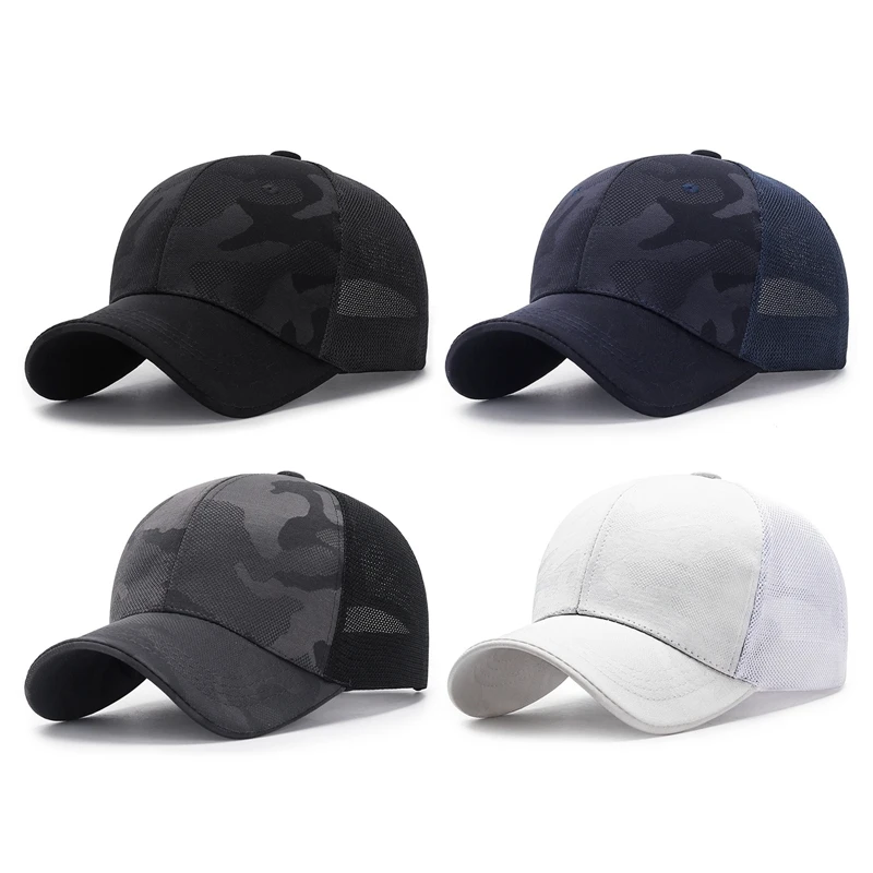 

New Men and Women Outdoor Light Board Sunscreen Summer Breathable Quick-drying Baseball Cap Casual Punching Sun Hat