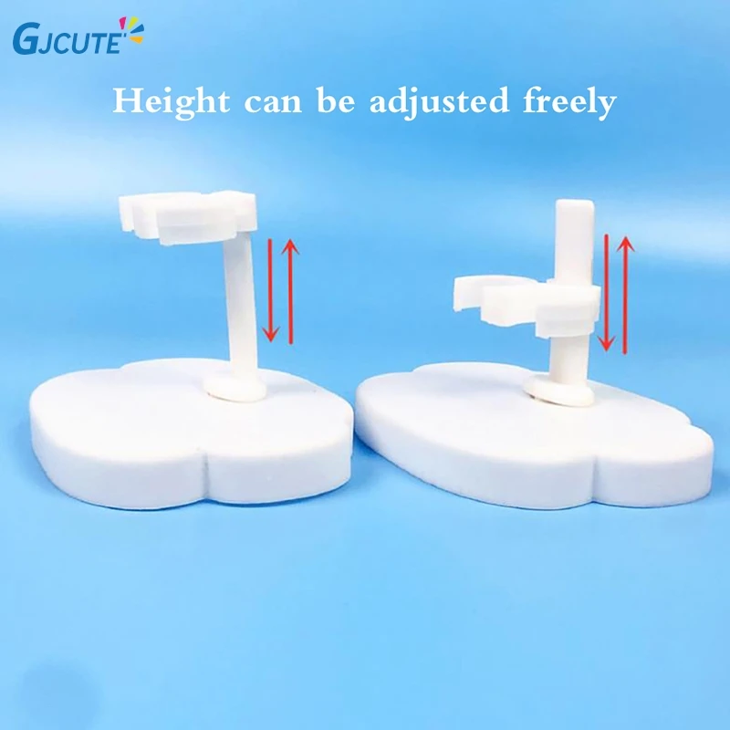 5Pcs/lot White Color Doll Stand Display Holder For Doll Dolls Doll Support Leg Holders