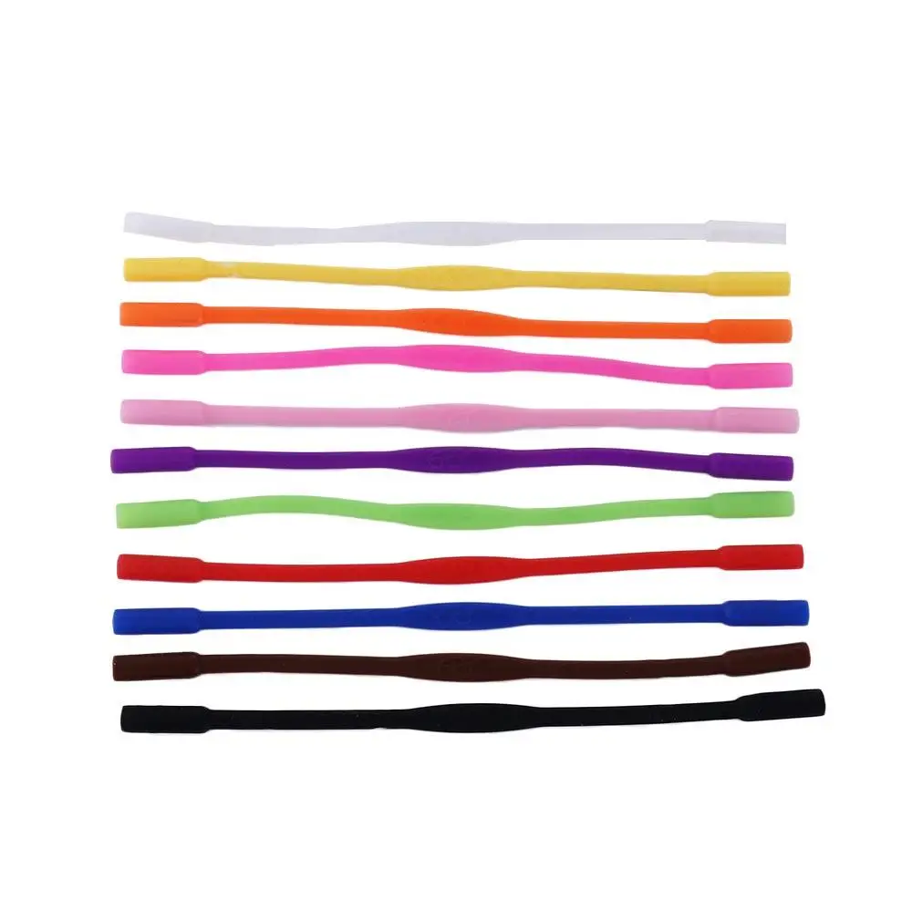 

Anti-slip Solid Color Silicone Children Glasses Cord Eyeglass Chains Sunglasses Rope Sunglasses Band