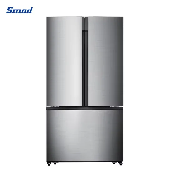 Best Selling 499L 220V/50Hz White Grey Black Color No Frost French Door Freezer Refrigerator for Home Use DM-644W3E