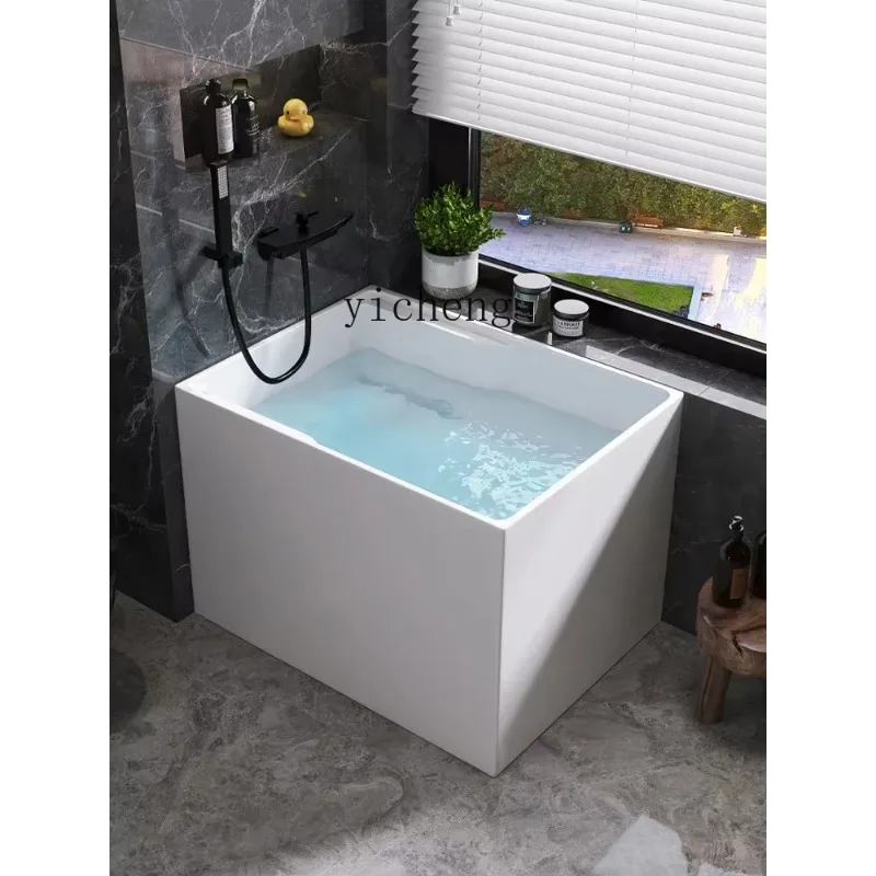 Ys-12 Small Bathtub Household Small Apartment Acrylic Japanese Independent Integrated Sitting Small