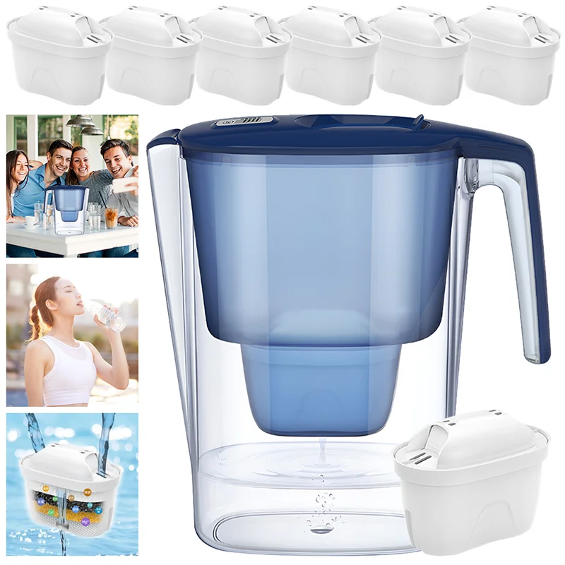 Bouilloire à eau domestique 3,6 l, purificateur d'eau au carbone, filtre à eau à quatre couches, cartouche de bouilloire, bouilloire à eau potable Portable