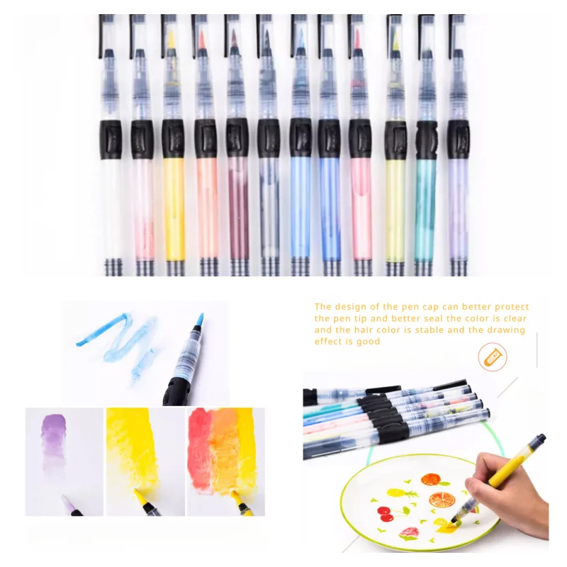 

12 Color/box Ceramic Underglaze Painting Tools DIY Handmade Creative Modeling Pottery Handicrafts Drawing Pattern Coloring Pen