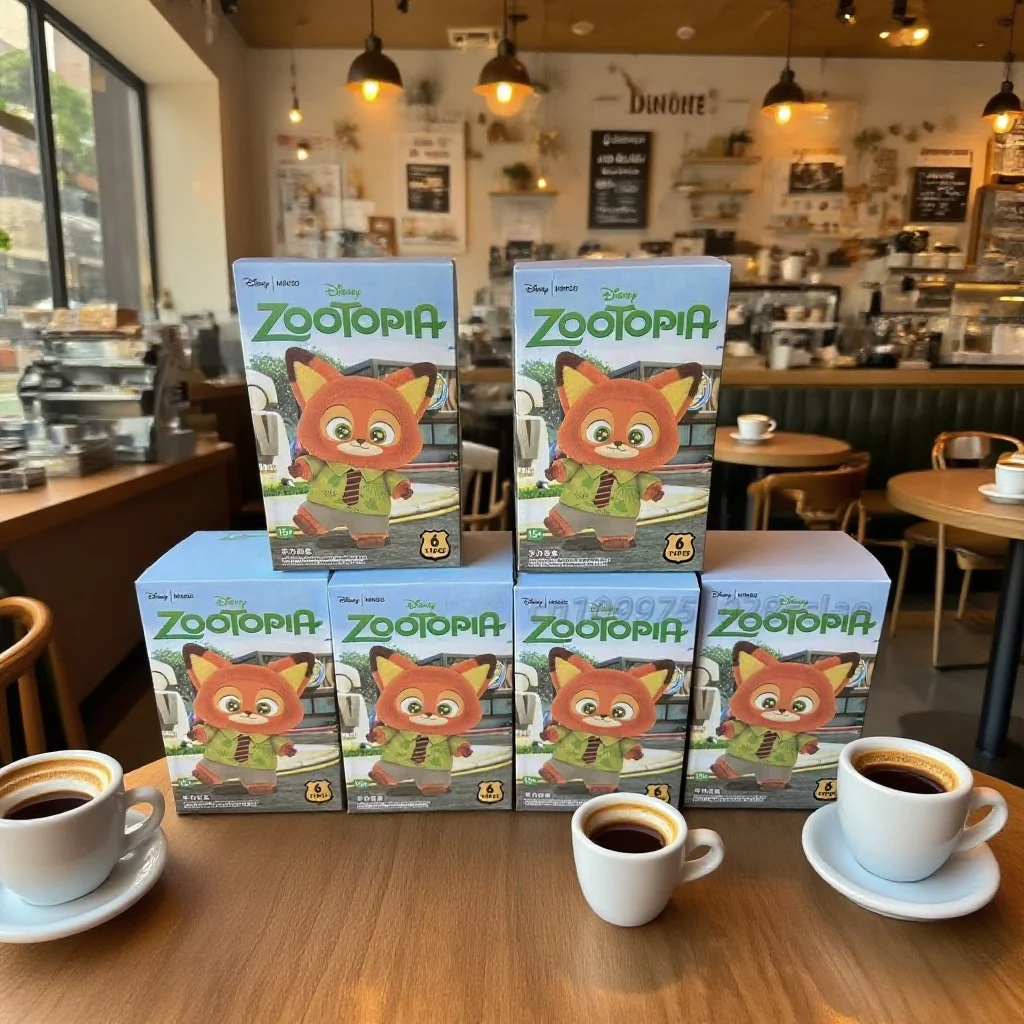 MINISO Zootopia Vinyl Character Blind Box - Adorable Cartoon Pendant/Doll, Perfect Mystery Gift