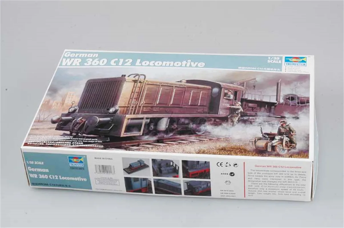 Trumpeter 00216 1/35 Scale German WR 360 C12 Locomotive Military Plastic Assembly Model Kits