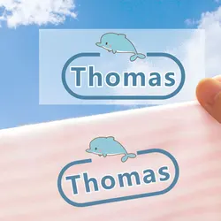 Custom Name Sticker Washable Iron on Decal Personlized Heat Transfers Vinyl Stickers for Clothing Decoration DIY Appliques Patch