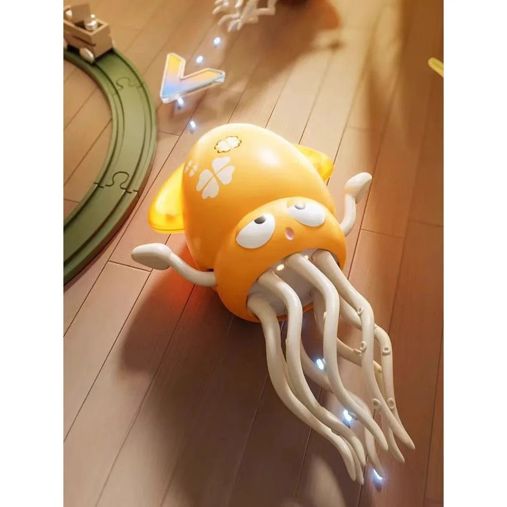 لعبة الأخطبوط الراقصة المضيئة ألعاب الأخطبوط للبالغين والأطفال هدايا الحفلات المثالية فكرة الإجهاد