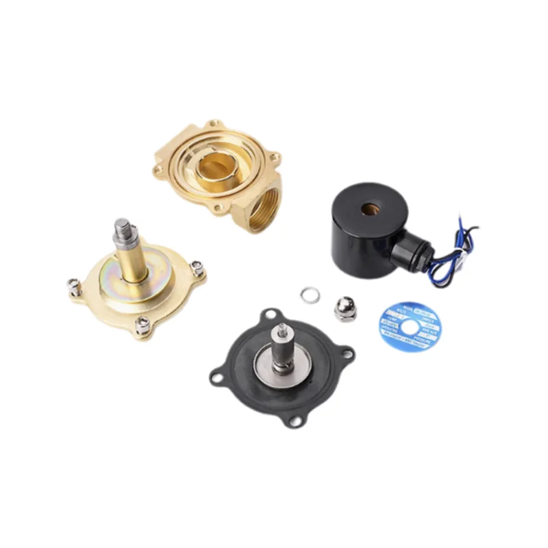 2W NC клапан управления жидкостью серии Водяной клапан прямого действия AC110V AC220V DC12V DC24V Пневматический клапан для воды, масла, воздуха