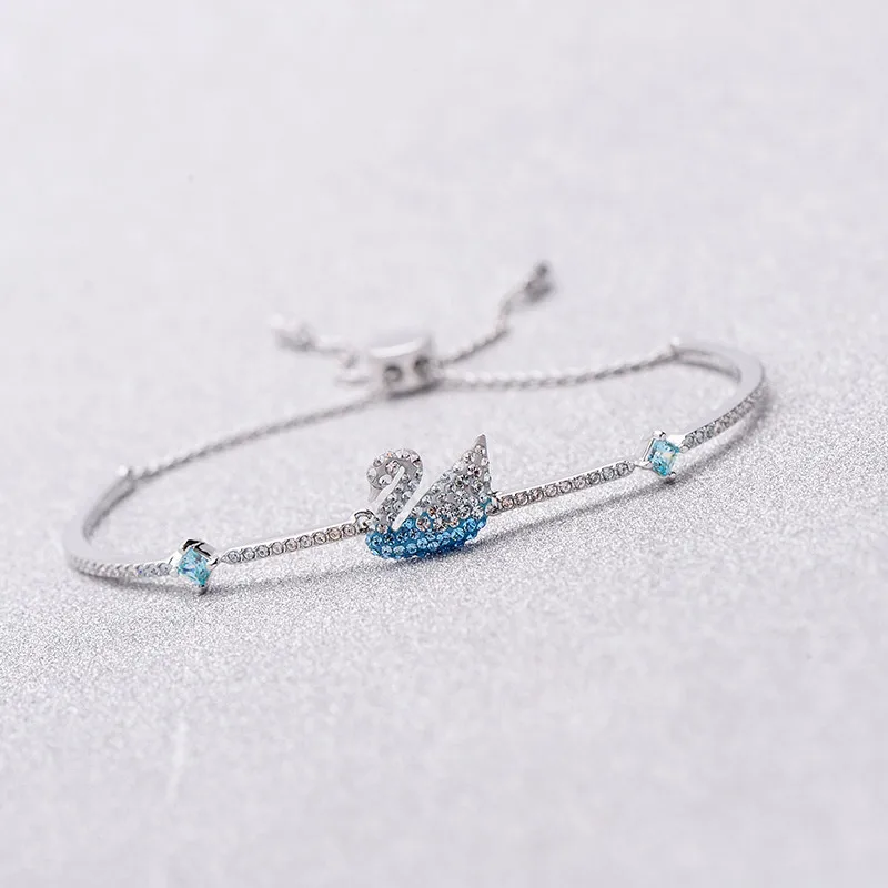 

Lightweight and Luxurious Temperament, Crystal Swan Jewelry, Women's Bracelets, Exquisite Earrings,daily Wear, Clothing Matching