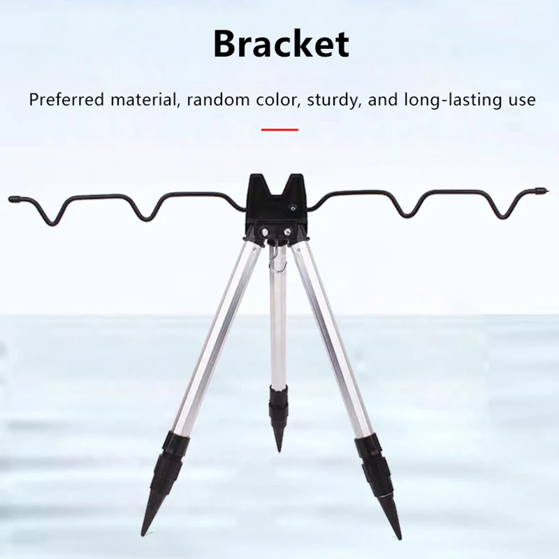 

1 шт., держатель телескопического кронштейна, опорная рама для морской удочки, 3-кратная подставка для удочки из алюминиевого сплава, несущая подставка для штатива