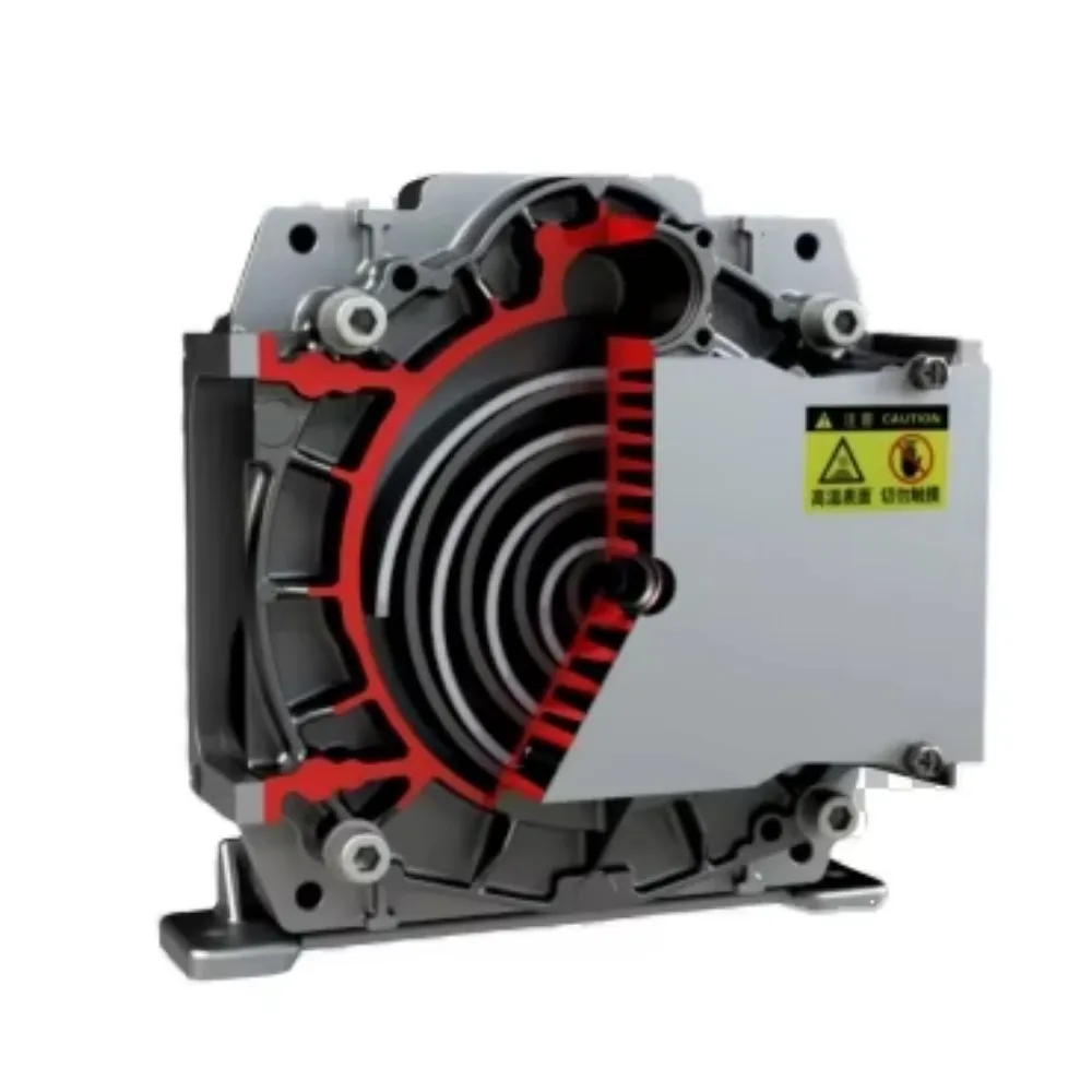 YiBang 5.5KW 7.5hp 510L/min 8bar 380V 50HZ Industrial Oil-Free Scroll Air Compressor 24L tank Silent Polymer Membrane Dryer