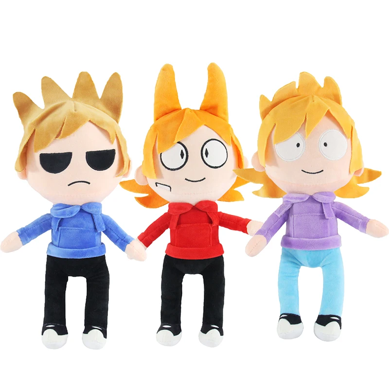 1/3pcs Eddsworld Plush Toy Stuffed Doll Edd Tord Matt Anime Peripheral Soft Figurine Kids Boys Girl Fans Birthday Christmas Gift