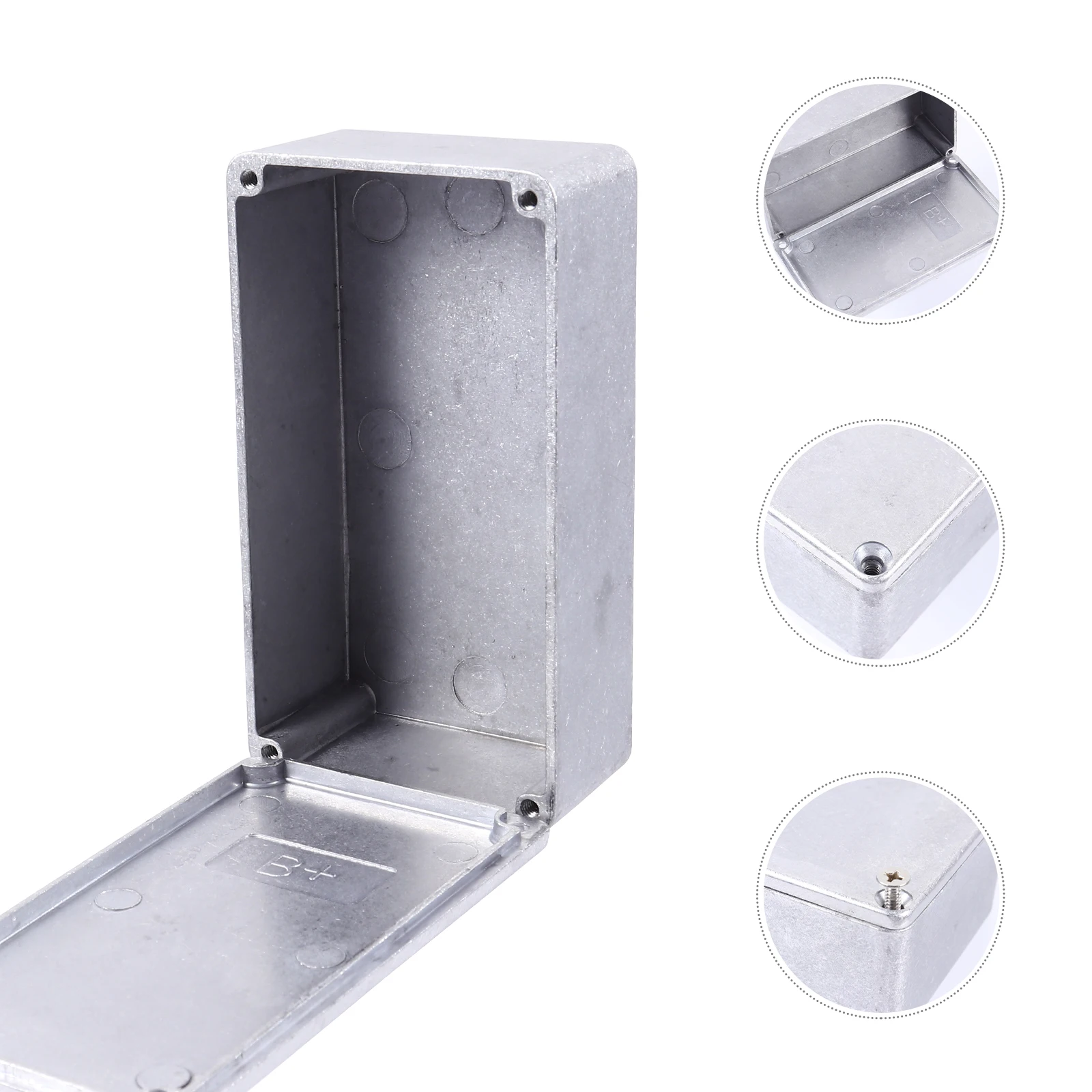 

Box Case Diecast Aluminum Effect Enclosure For Enclosure Case Smooth Surface Anti-Rust Easy To Use Two Styles Available