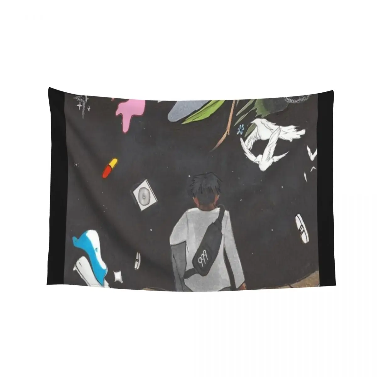 

wait and see Tapestry Aesthetic Home Decor Kawaii Room Decor Wall Tapestries Decor Home Tapestry