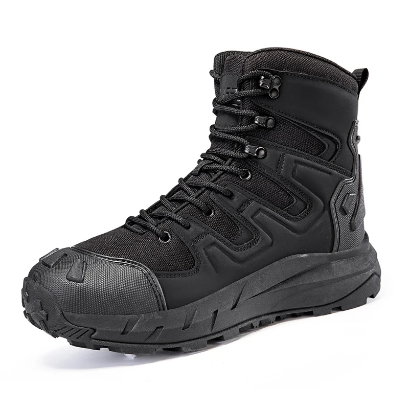 

New Men's Hiking Boots High-top Cross-country Training Boots Anti Slip Outdoor Mountain Climbing Shoes Men Desert Tactical Shoes