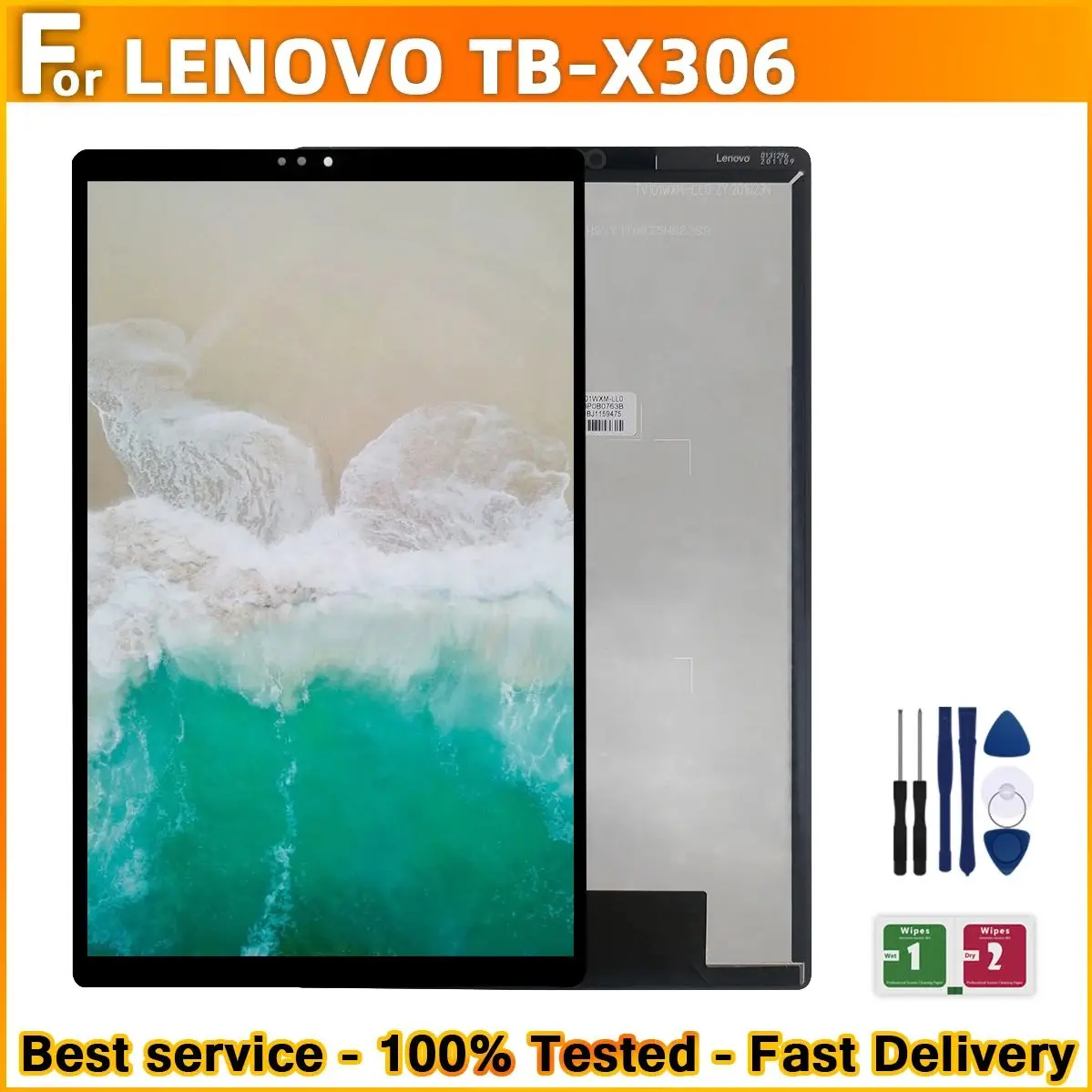 

Для Lenovo Smart Tab M10 HD 2nd Gen TB-X306X X306 ЖК-дисплей сенсорный экран в сборе Замена 100% Протестировано