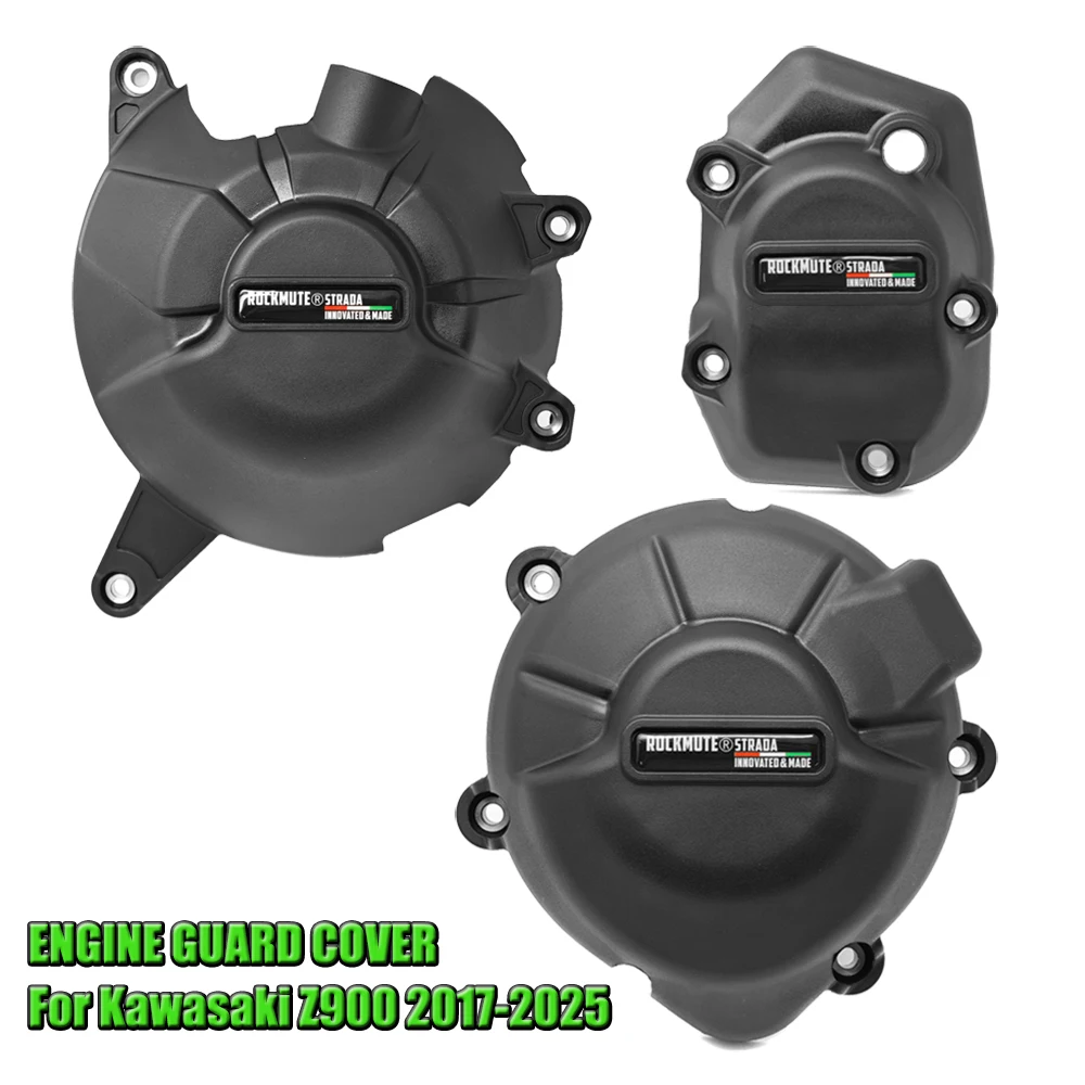 

Engine Guard Cover Protector For KAWASAKI Z900 2017-2024 2025 Motorcycle Gear Box Full Cover Crash Protection NOT GB Racing