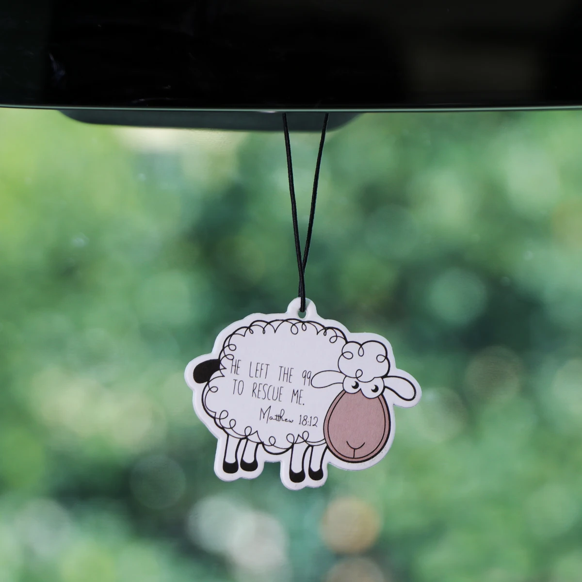 

Cute Sheep Car Aromatherapy Tablets Quotes Hanging Fragrance Card Air Freshener Home Car Pendant Decoration