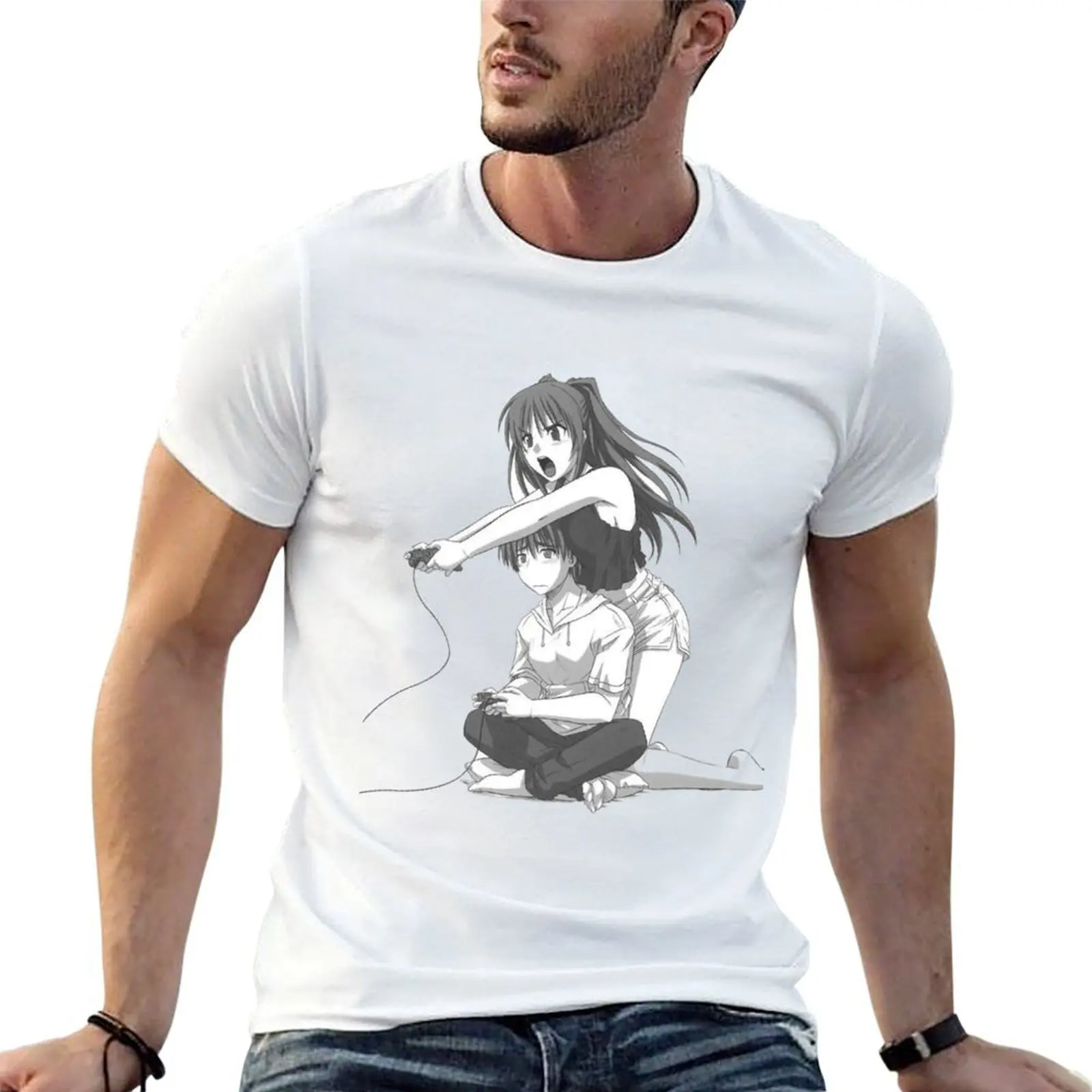 For sweet couples T-Shirt t shirts for man graphic tees g man t shirts for men t shirt man plain T-shirt