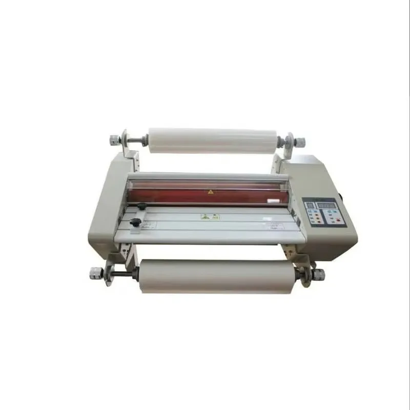 FM-360 آلة تغليف الورق الكهربائية الثقيلة D uty 345 مللي متر/13.58 بوصة عرض التغذية ساخنة لفة آلة تصفيح الورق للتطبيقات الباردة الساخنة #2