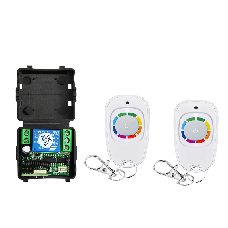 433mhz DC12V 1CH RF Wireless Remote Control Switch System transmitter receiver relay switch Lamp/light  smart home