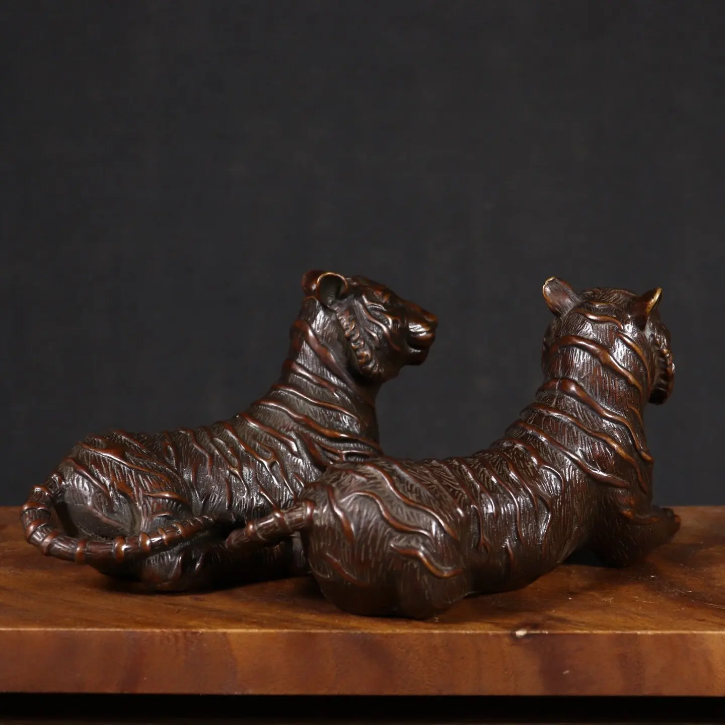 Patung Harimau Tembaga Antik F - Vintage Collectibles Store ulasan dan harga