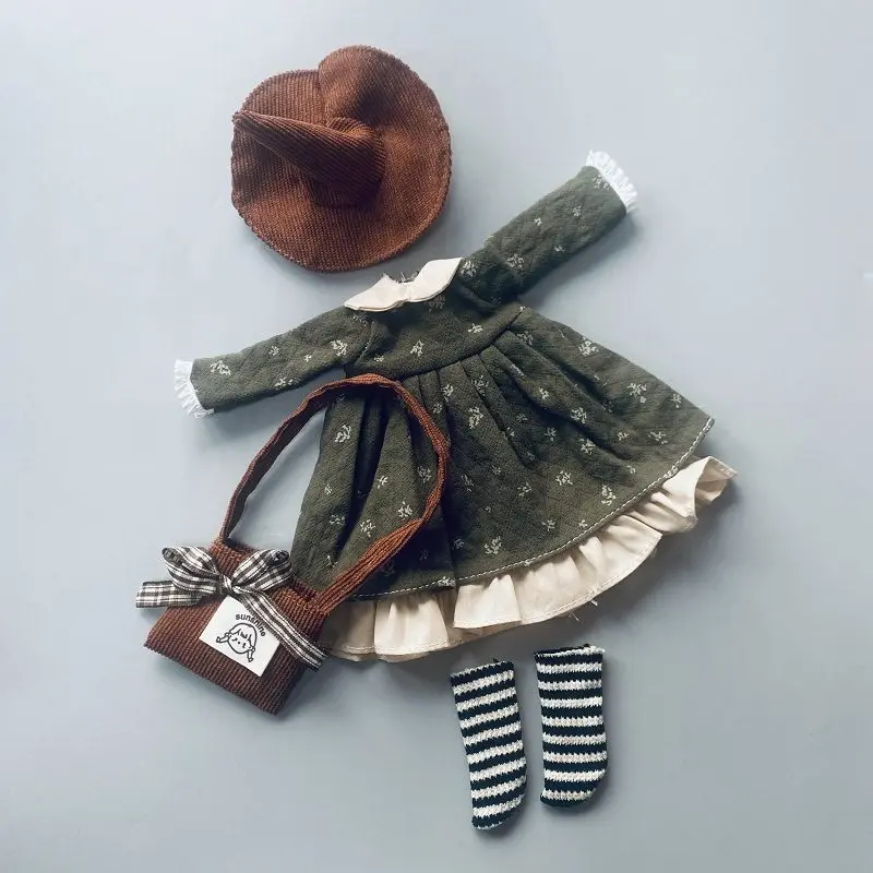 

Одежда для кукол Ob24: универсальный комплект из 6 предметов для SD-кукол, повседневные юбки, брюки, худи, аксессуары для переодевания кукол