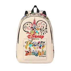 Minnie Mickey Mouse Backpack Merch Kawaii Schoolbag For Student Kids Daypack Cartoon Goofy Donald Duck Backpack Bags Gift