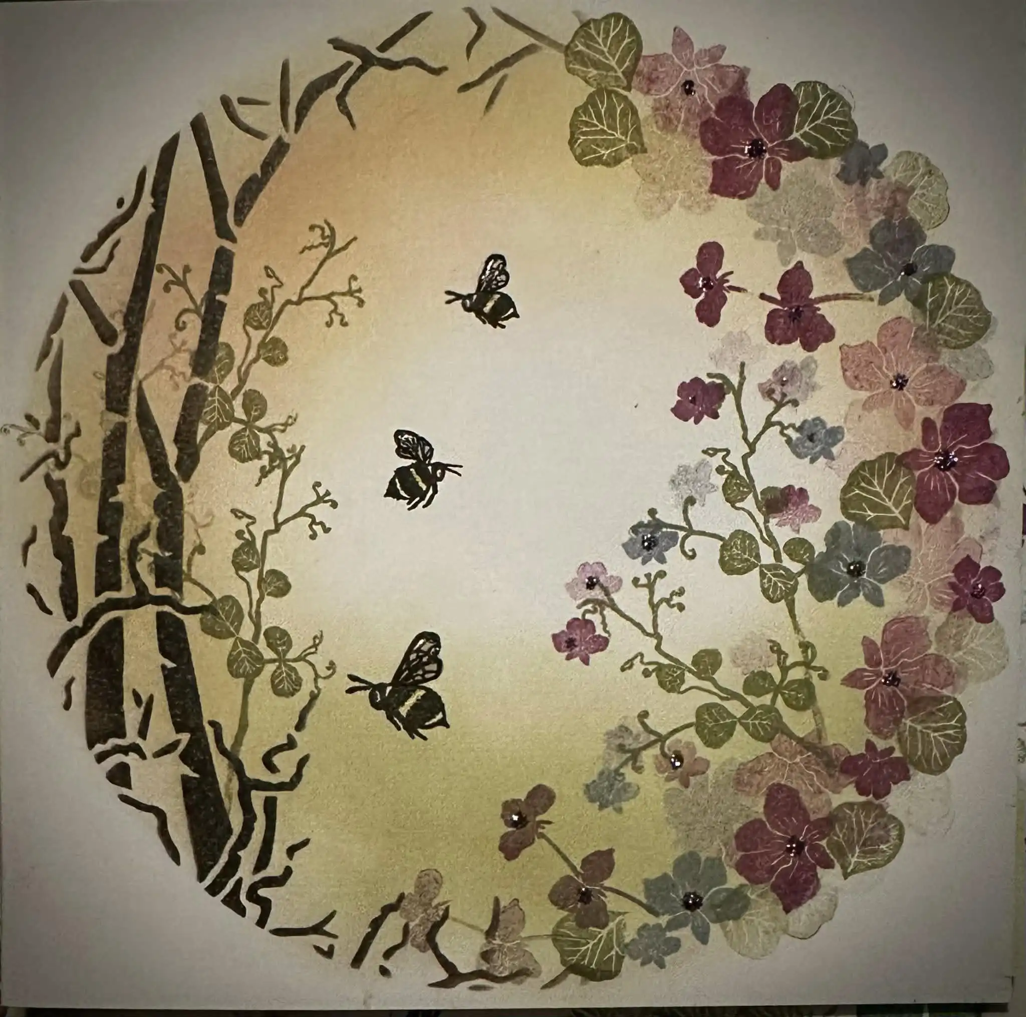 Country Garden Collection Clear Stamps Stencil for DIY Scrapbook Embossed Paper Card Album Craft Template Supplies Decoration