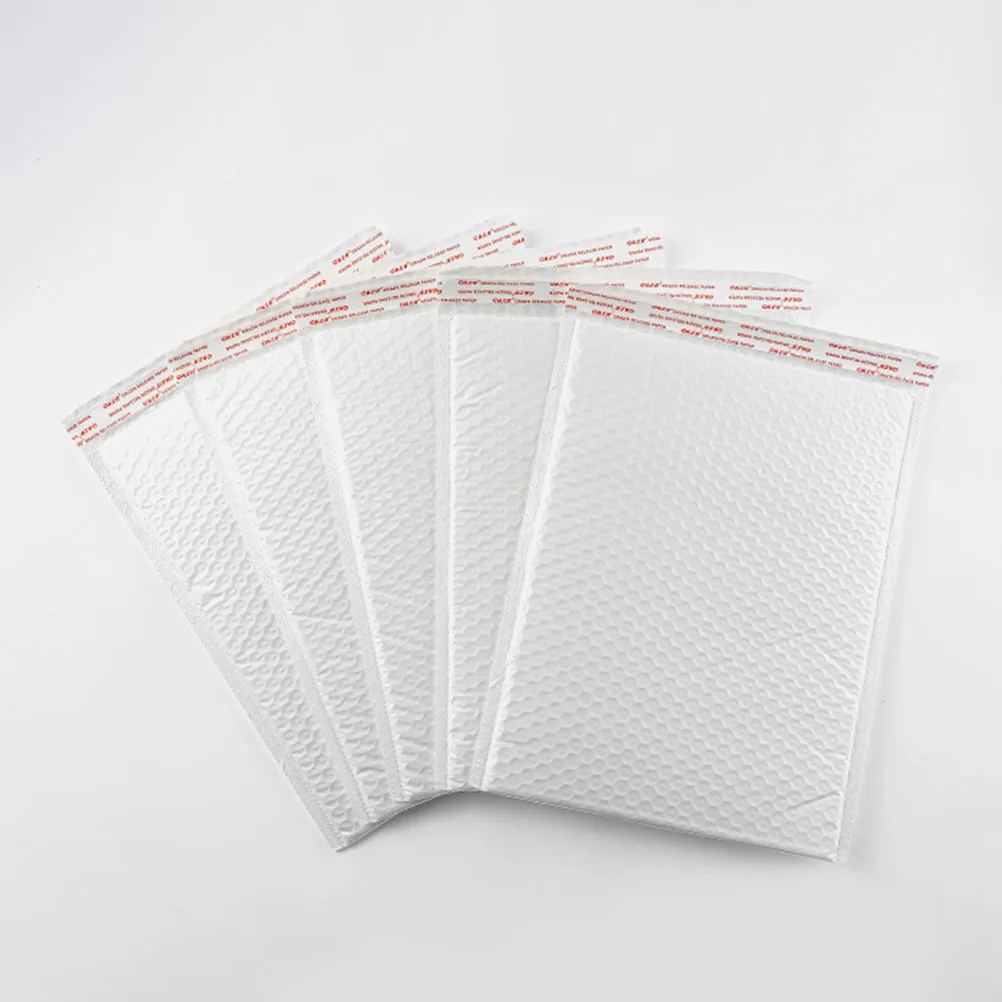 50 قطعة مغلفات فقاعية مقاومة للماء تصميم فريد من نوعه وظيفة الختم الملابس أكياس الشحن أكياس التعبئة والتغليف ذاتية الختم #6