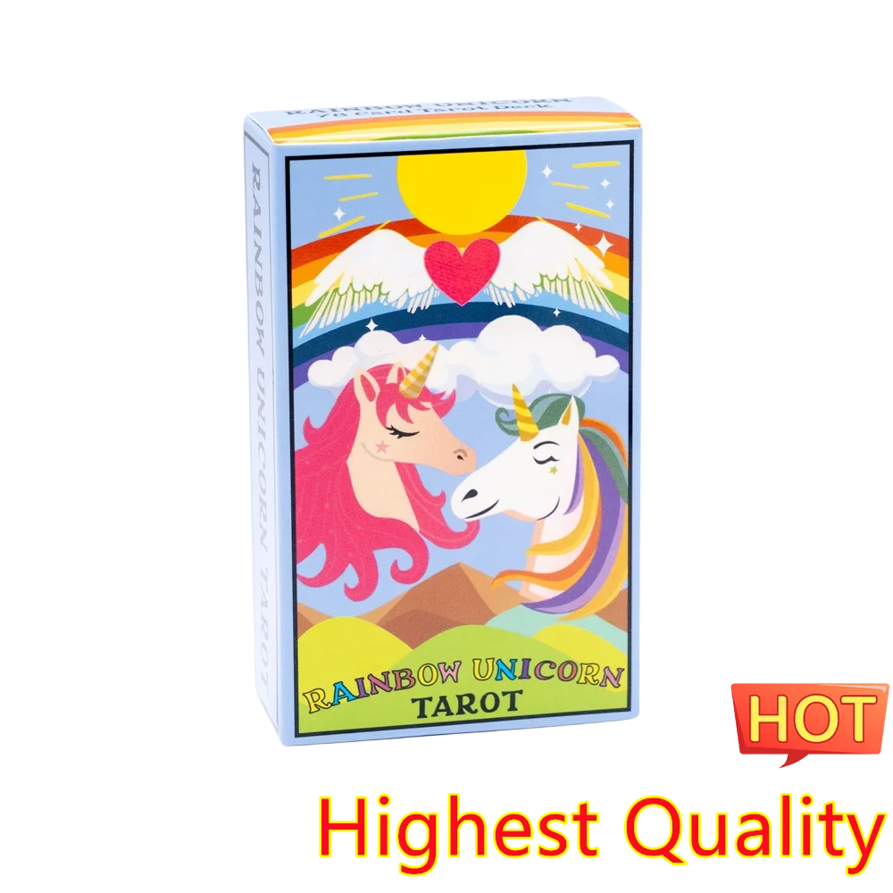 Fate Rainbow Unicorn Tarot Sorcery Decks Cards Deck Witchcraft Tarot Cards Deck