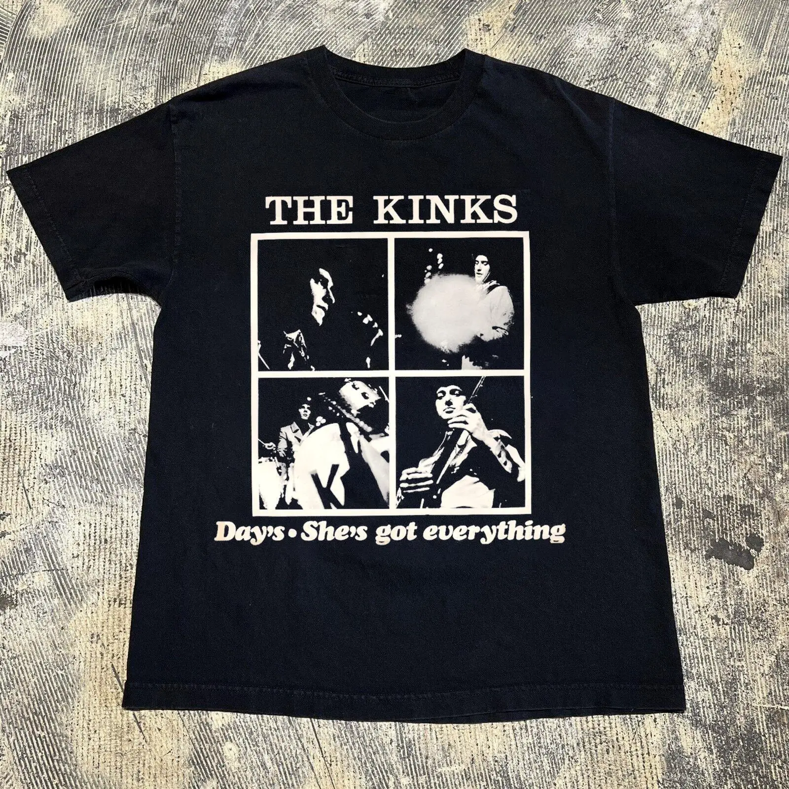 

The Kinks Days She's Got Everything Black All Size Unisex Shirt