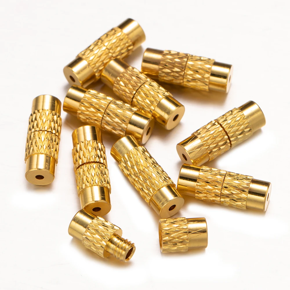 Copper Screw Clasps for Jewelry Making