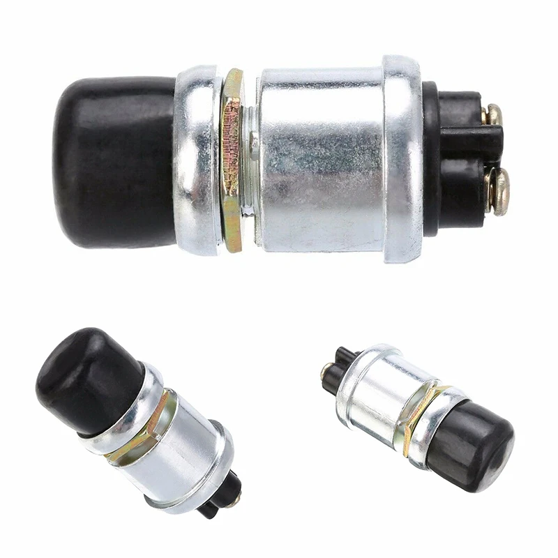 Universal Waterproof Momentary Ignition Push Button Starter Switch 60/40 Amps