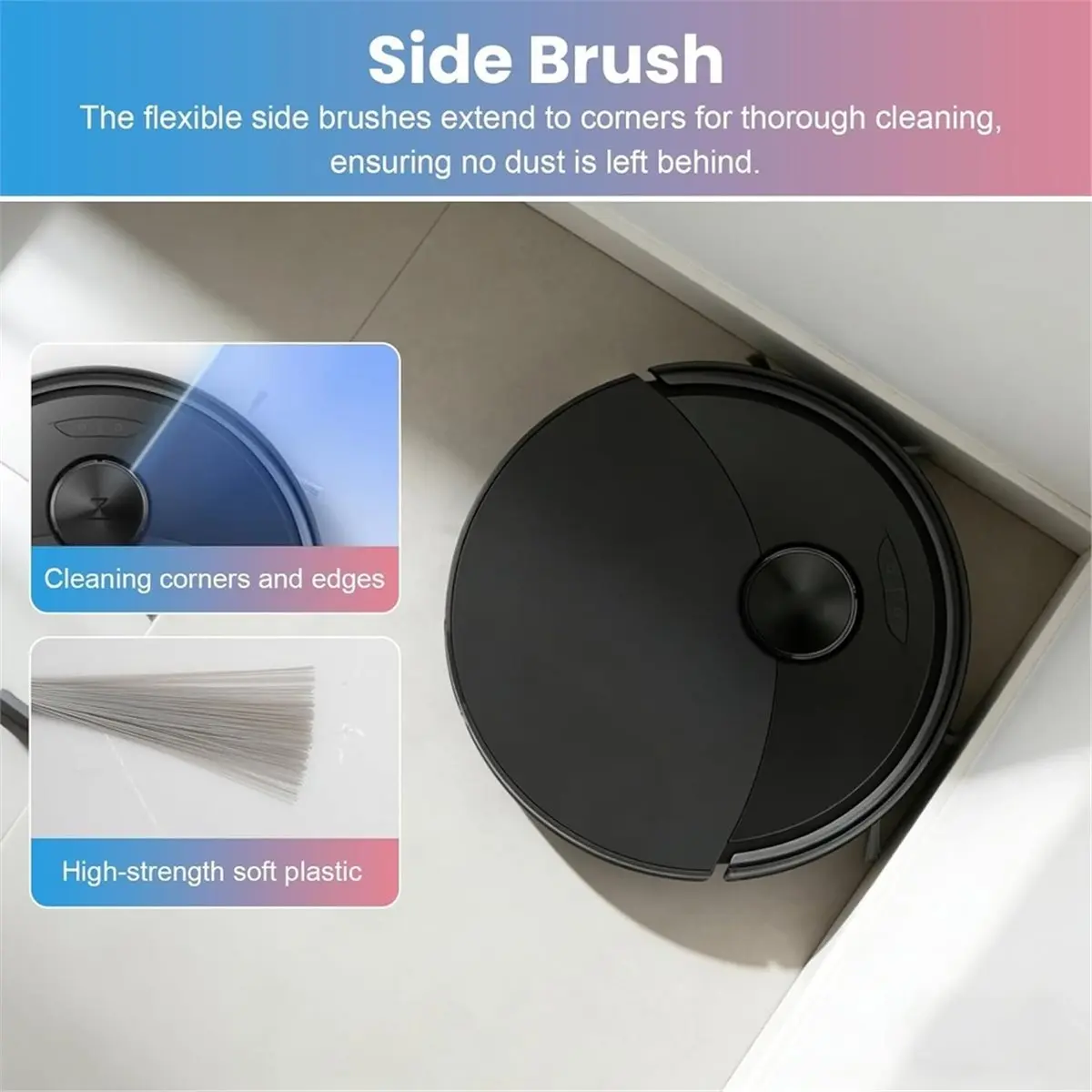 Accessories Kit for Q10 S5+ Robot Vacuum,Main Brush, Dust Bags Side Brushes, Mop Pads, HEPA Filters