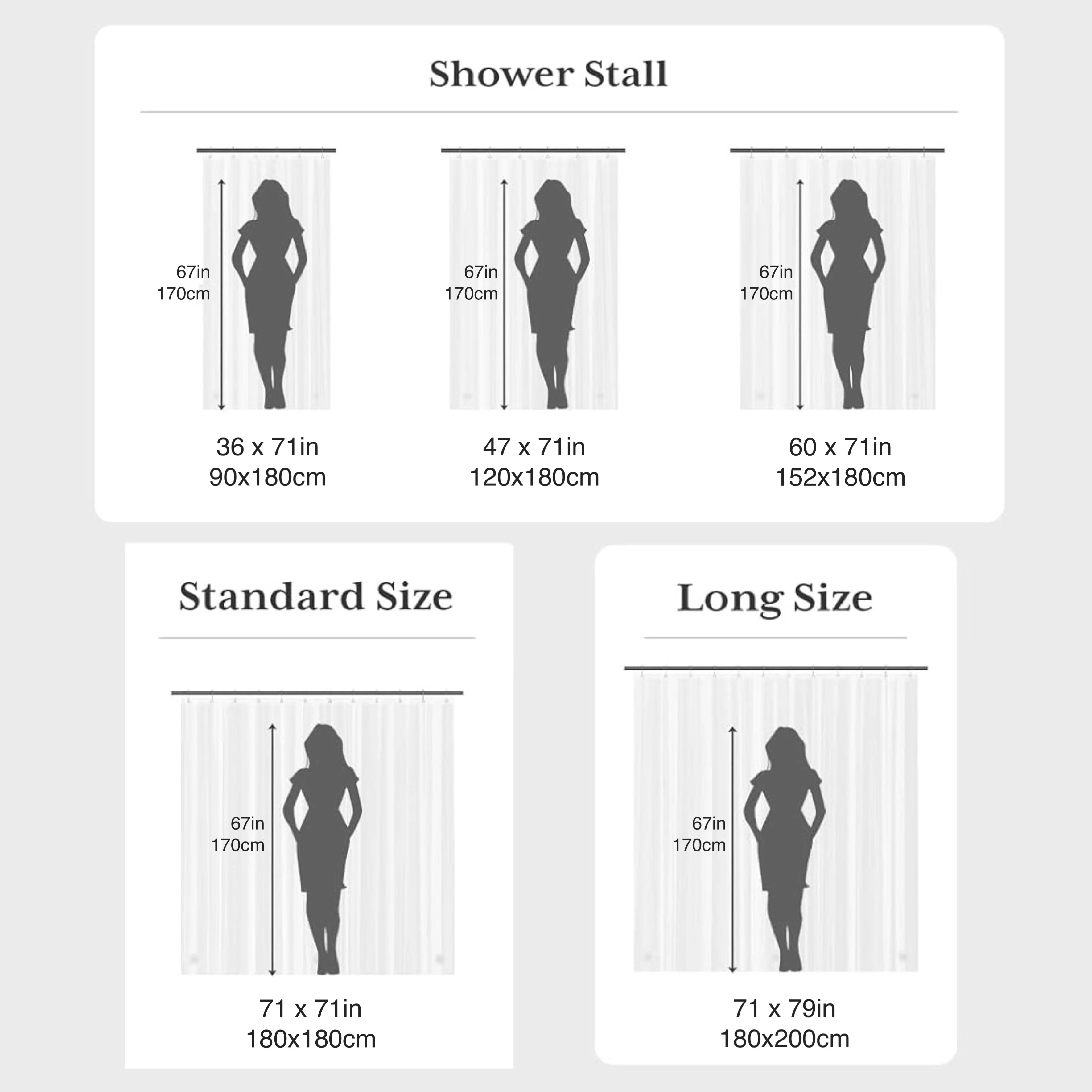 1 st doorzichtige douchegordij - Shower Curtain Liner recensie en prijs