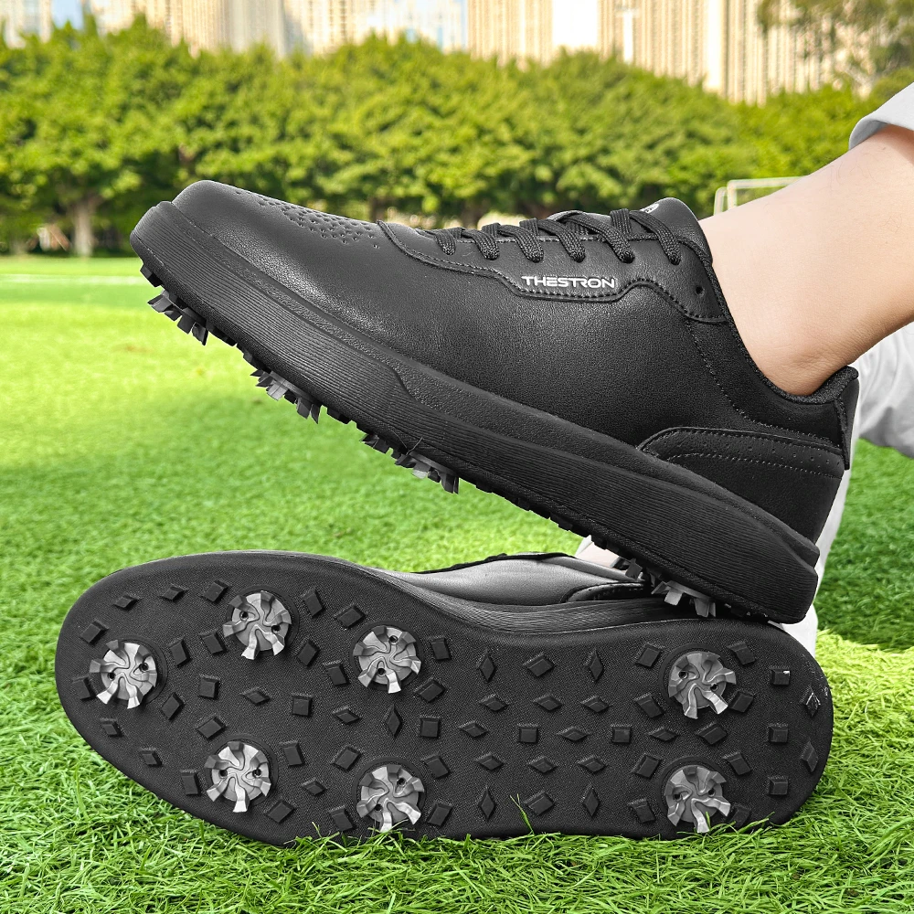 

Lightweight And Comfortable Men'S Golf Sneakers, Sizes 39-48, Designed for Outdoor Training with a Non-Slip Feature