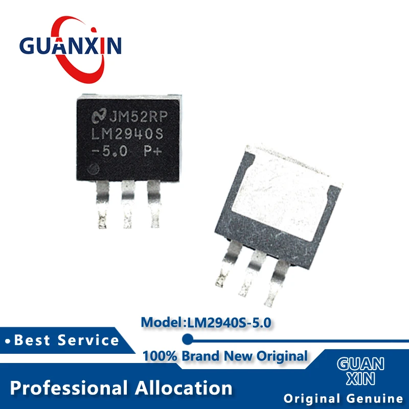 100% New  LM2940S-5.0 LM2940SX-5.0 TO-263-3 Marking LM2940S LM2940