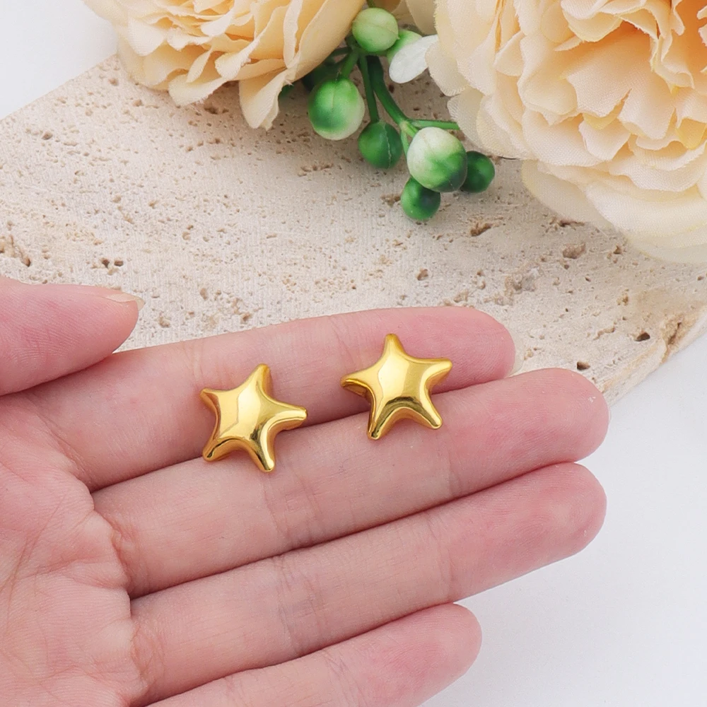 Europe AmericaTiny Jewelry Sets For Women Wedding Party Stainless Steel Pendant Necklaces Earrings Bangle Ring Jewelry Gifts