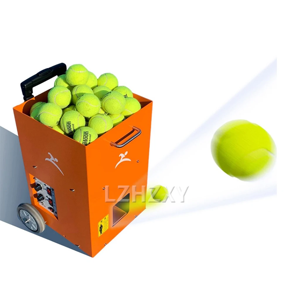 12V 9.0AH Tennis Ball Automatic Exercise Service Launcher Machine Tennis Trainer10-50KM/H Tennis Teaching Sparring Equipment