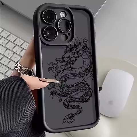 Dragon Case for OPPO A98 5G A38 A58 A78 4G A57 A77S A77 A3S A5S A12 A5 A9 2020 A74 A94 A17 A54 A16 A76 A96 F19 Pro Soft Cover